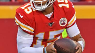 Patrick Mahomes of the Kansas City Chiefs