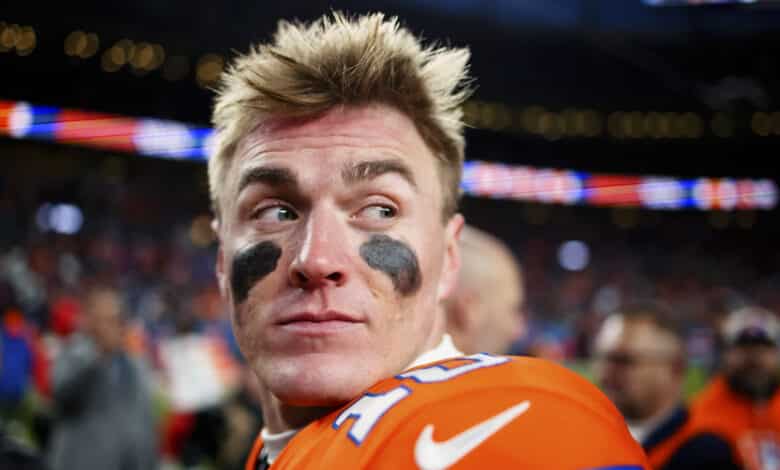 Bo Nix of the Denver Broncos