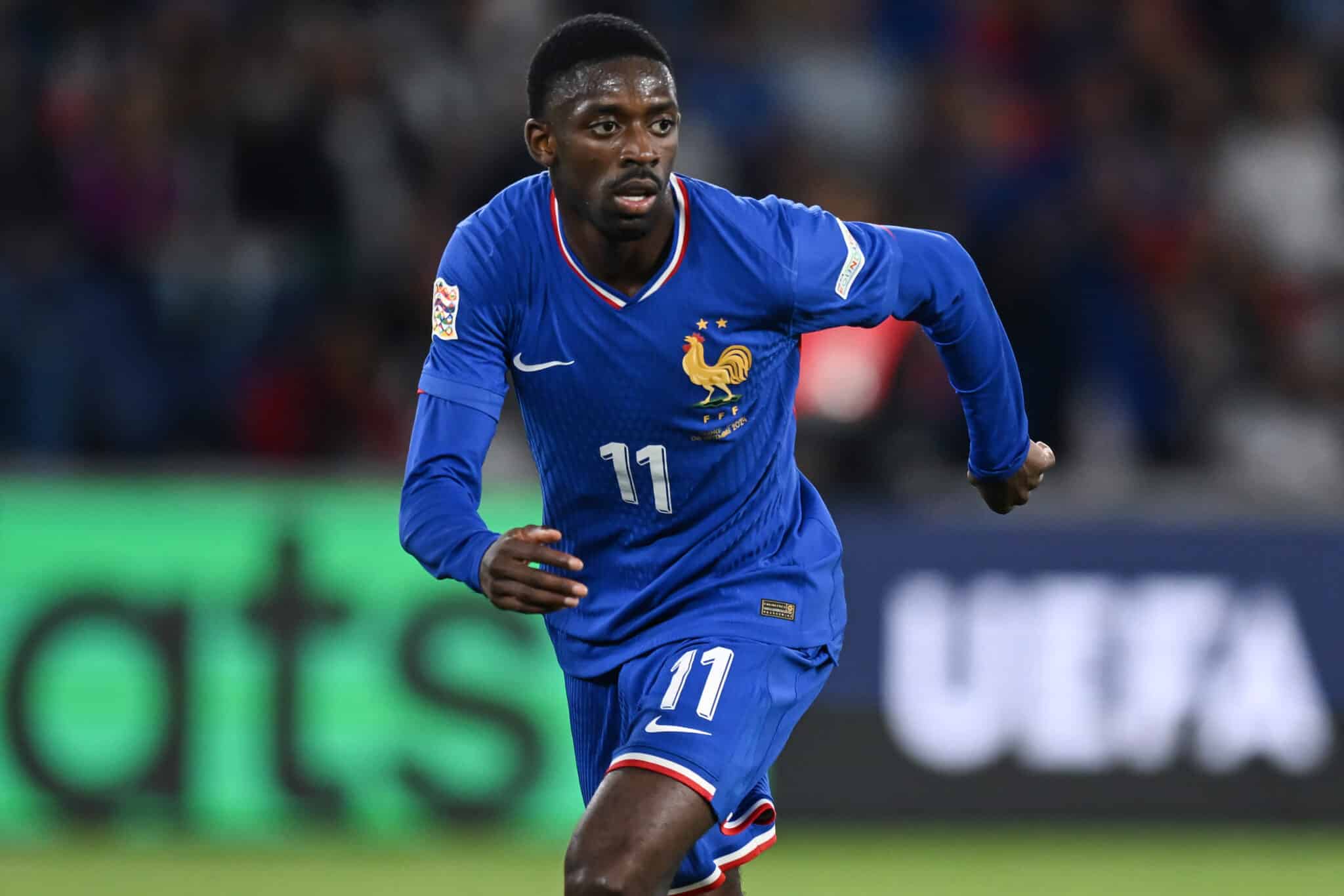 Ousmane Dembele’ of France looks on during the UEFA Nations League 2024/25