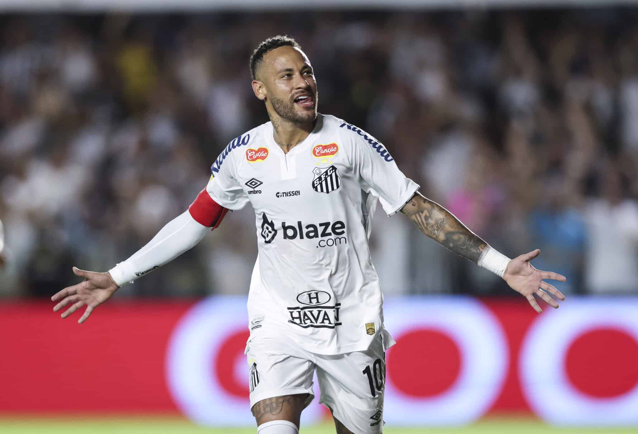 Neymar is right back into the swing of things at Santos