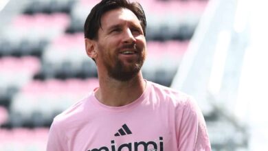 FORT LAUDERDALE, FLORIDA - MARCH 09: Lionel Messi of Inter Miami arrives prior to the MLS match between Inter Miami CF and Charlotte FC at Chase Stadium on March 09, 2025 in Fort Lauderdale, Florida.