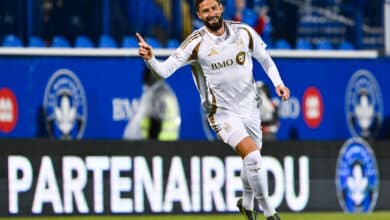 Olivier Giroud #9 of Los Angeles Football Club