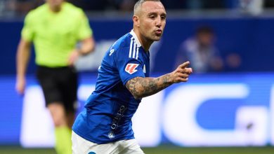 OVIEDO, SPAIN - JUNE 21: Santi Cazorla of Real Oviedo celebrates after scoring goal during the LaLiga Hypermotion Play Off FInal 2nd Leg match between Real Oviedo and CD Mirandes at Carlos Tartiere on June 21, 2025 in Oviedo, Spain.