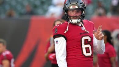 Quarterback Baker Mayfield #6 of the Tampa Bay Buccaneers