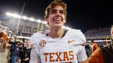 Arch Manning #16 of the Texas Longhorns