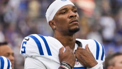 Anthony Richardson Sr. #5 of the Indianapolis Colts