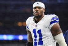 Micah Parsons #11 of the Dallas Cowboys