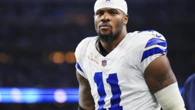 Micah Parsons #11 of the Dallas Cowboys