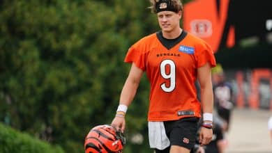 Joe Burrow #9 of the Cincinnati Bengals