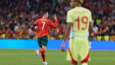 International break - MUNICH, GERMANY - JUNE 08: Cristiano Ronaldo of Portugal celebrates after scoring his team's second goal during the UEFA Nations League 2025 final match between Portugal and Spain at Munich Football Arena on June 08, 2025 in Munich, Germany.