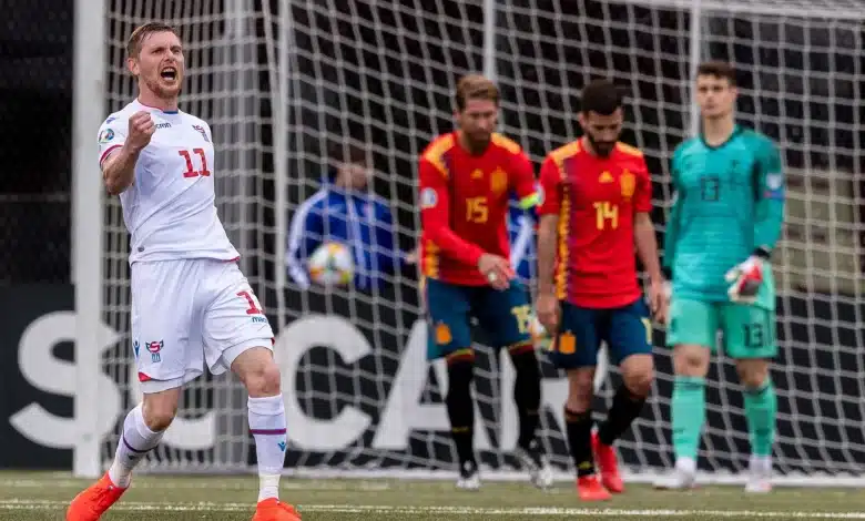 European football's top scorer Klaemint Olsen