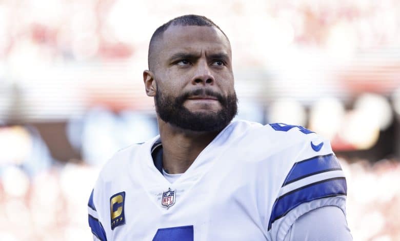 Dak Prescott #4 of the Dallas Cowboys