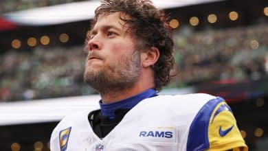 Matthew Stafford #9 of the Los Angeles Rams