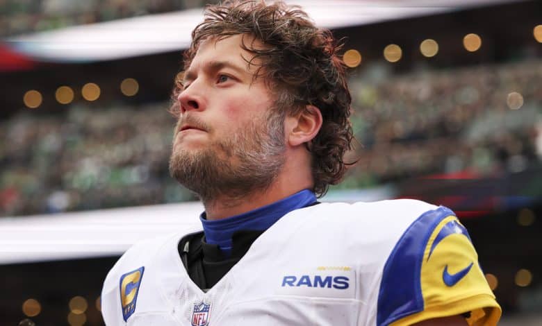 Matthew Stafford #9 of the Los Angeles Rams