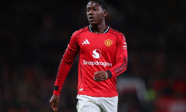 Kobbie Mainoo of Manchester United