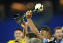 The trophy after winning the FIFA Challenger Cup and FIFA Intercontinental Cup match between Al Ahly and C.F. Pachuca at Stadium 974 on December 14, 2024 in Doha, Qatar.