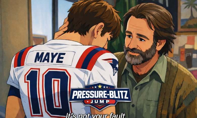 NFL Quarterback Stat Pressure-Blitz Jump - Drake Maye