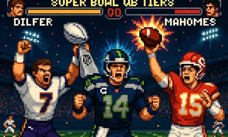 Super Bowl Winning Quarterbacks - Tier Rankings